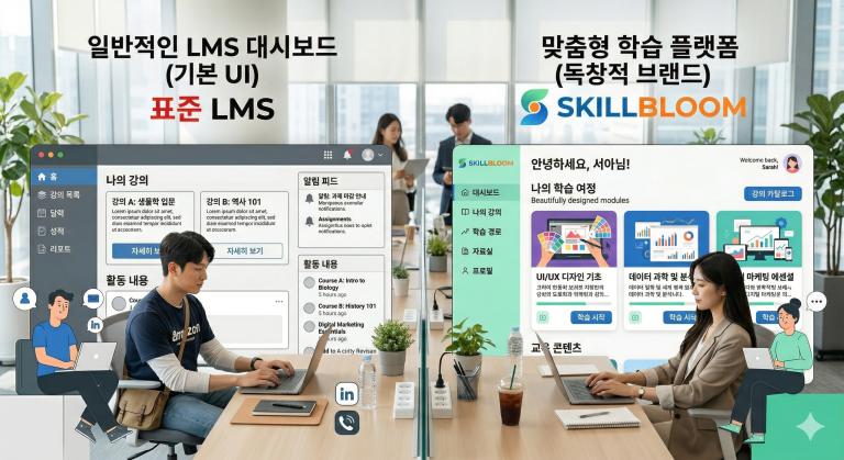 LMS 플랫폼 개발 가이드 | 솔루션 vs 커스텀 개발 선택 기준