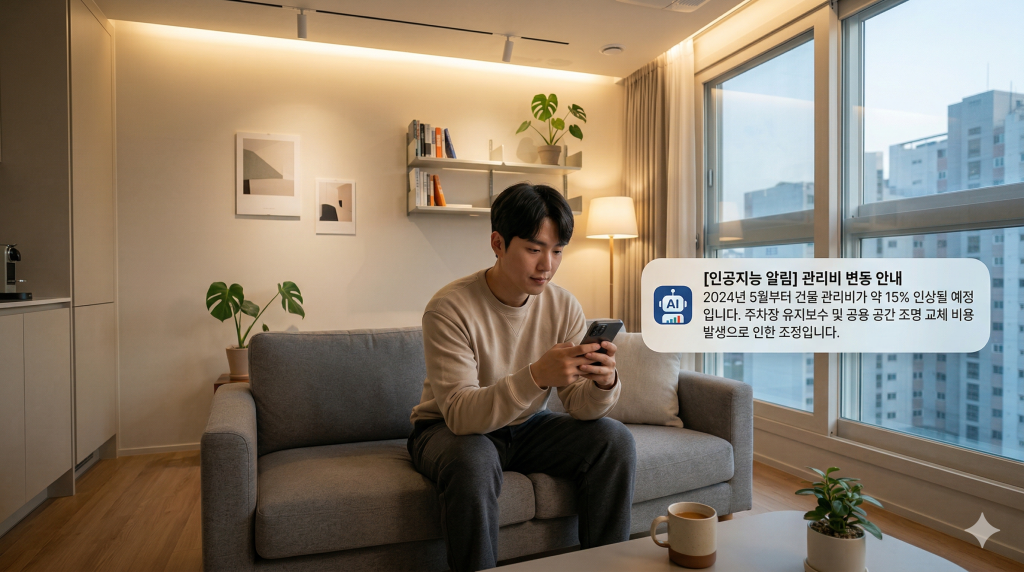 아파트 스마트홈 플랫폼 AI 에이전트가 홈넷, 관리비, 시설 예약 데이터를 연결하는 구조