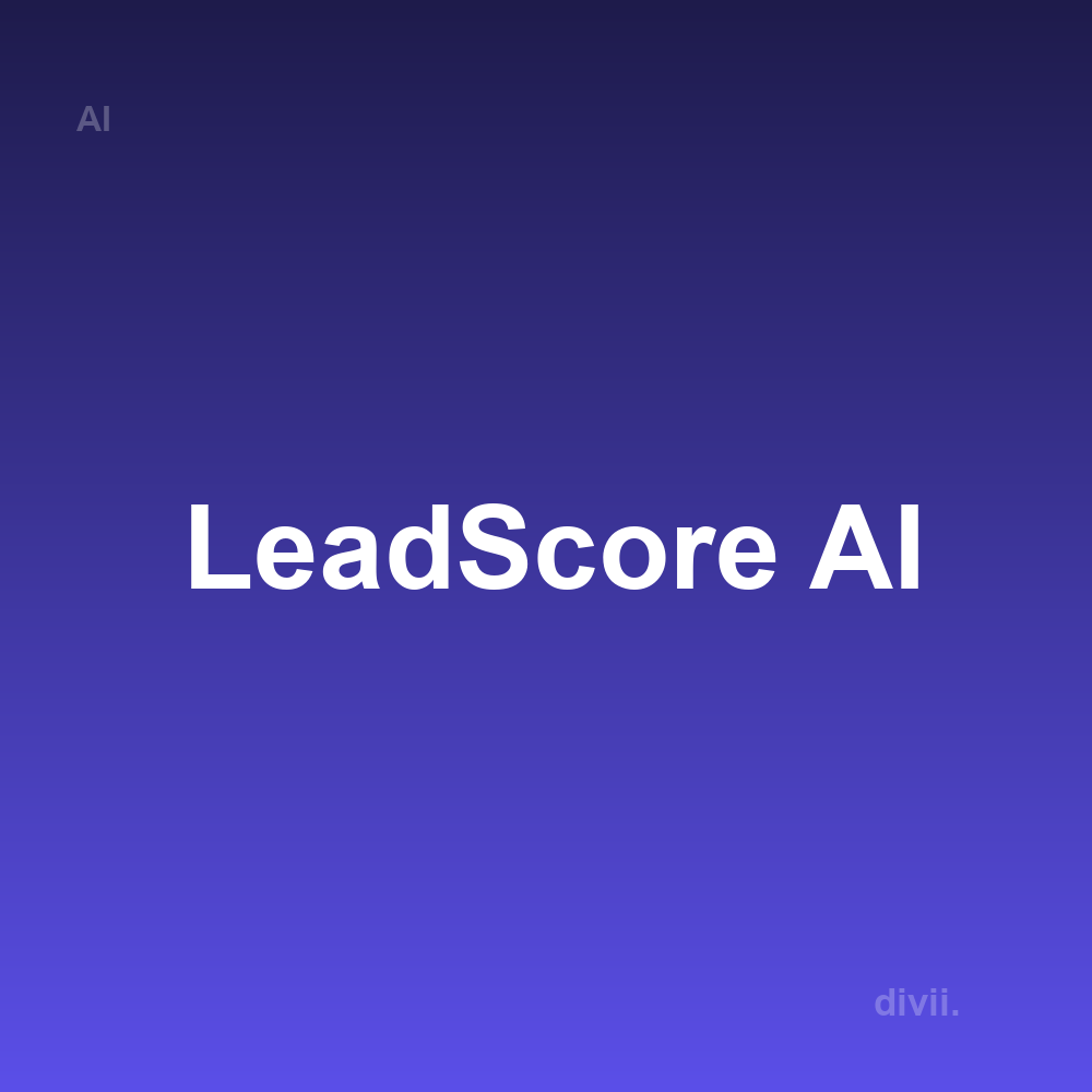 LeadScore AI
